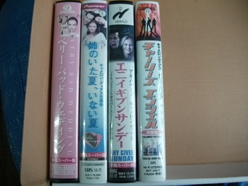 VHS ビデオテープ キャメロン・ディアス 4本セット1.JPG